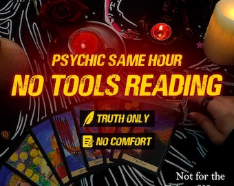 Blind Psychic Same Hour • No Tools, No Filter • Honest Reading • Love, Career, Soulmates, Twin Flames, Spiritual, Refund if Not Satisfied