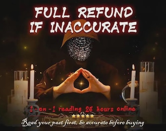 Deep reading /Unlimited questions/online reading/Full refund if not satisfied/tarot psychic reading love and career