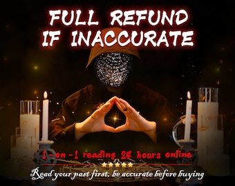 Deep reading /Unlimited questions/online reading/Full refund if not satisfied/tarot psychic reading love and career