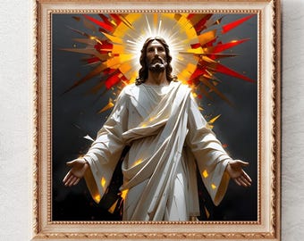 Jesús es la luz del mundo - Versículo bíblico de Juan 8:12 (Descarga digital)