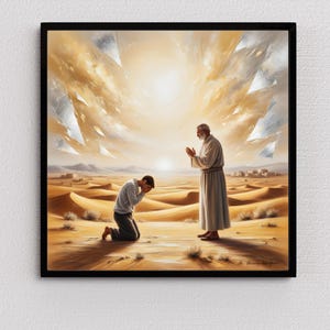 Prodigal Son Art Print: Bible Parable Christian Artwork (Digital Download)