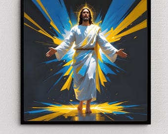 Jesús es la luz - Versículo bíblico de Juan 8:12 (descarga digital)