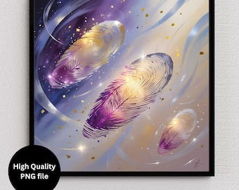 God's Fingerprint Christian Wall Art | Bible Scripture PNG (Digital Download)