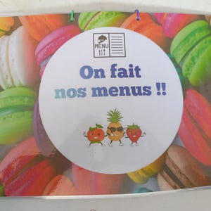 Fichiers pdf livret menu pictogramme