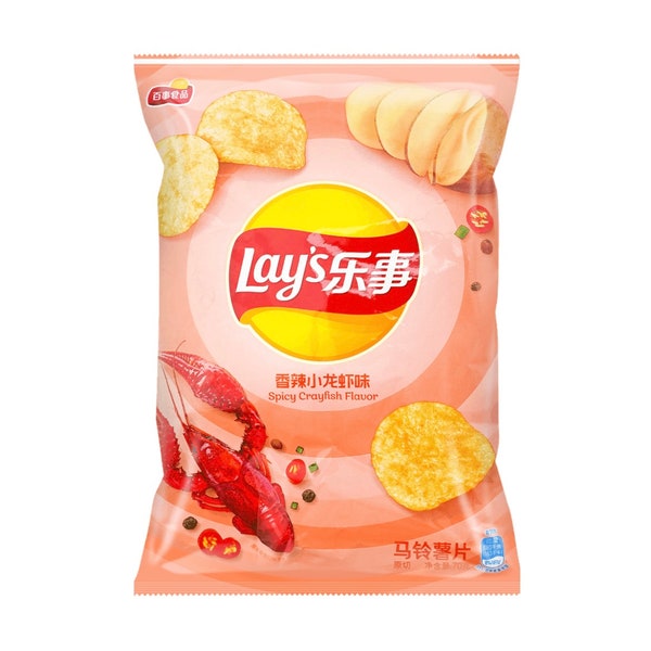 Lay’s Spicy Crayfish Potato Chips, 2.46 oz