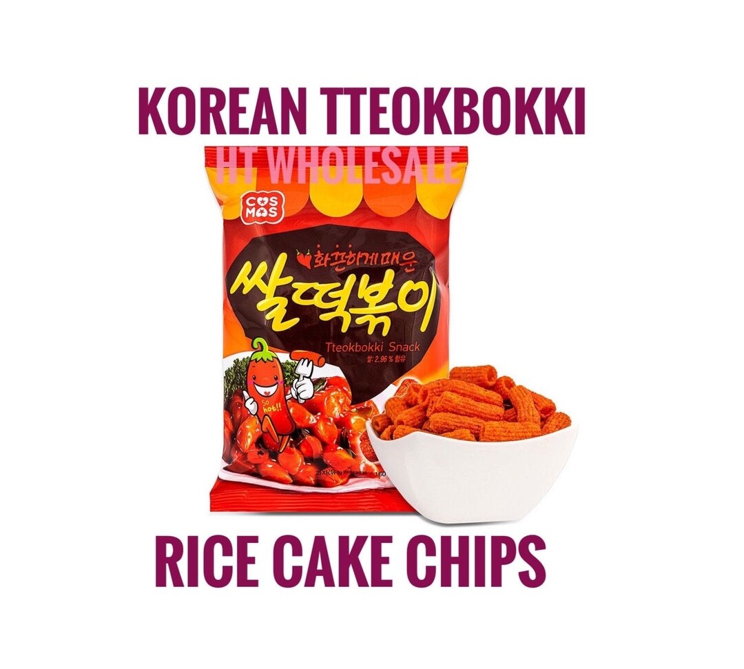 Cosmos Tteokbokki Rice Cake Chips Korean Topokki Rice Cake Asian Snack