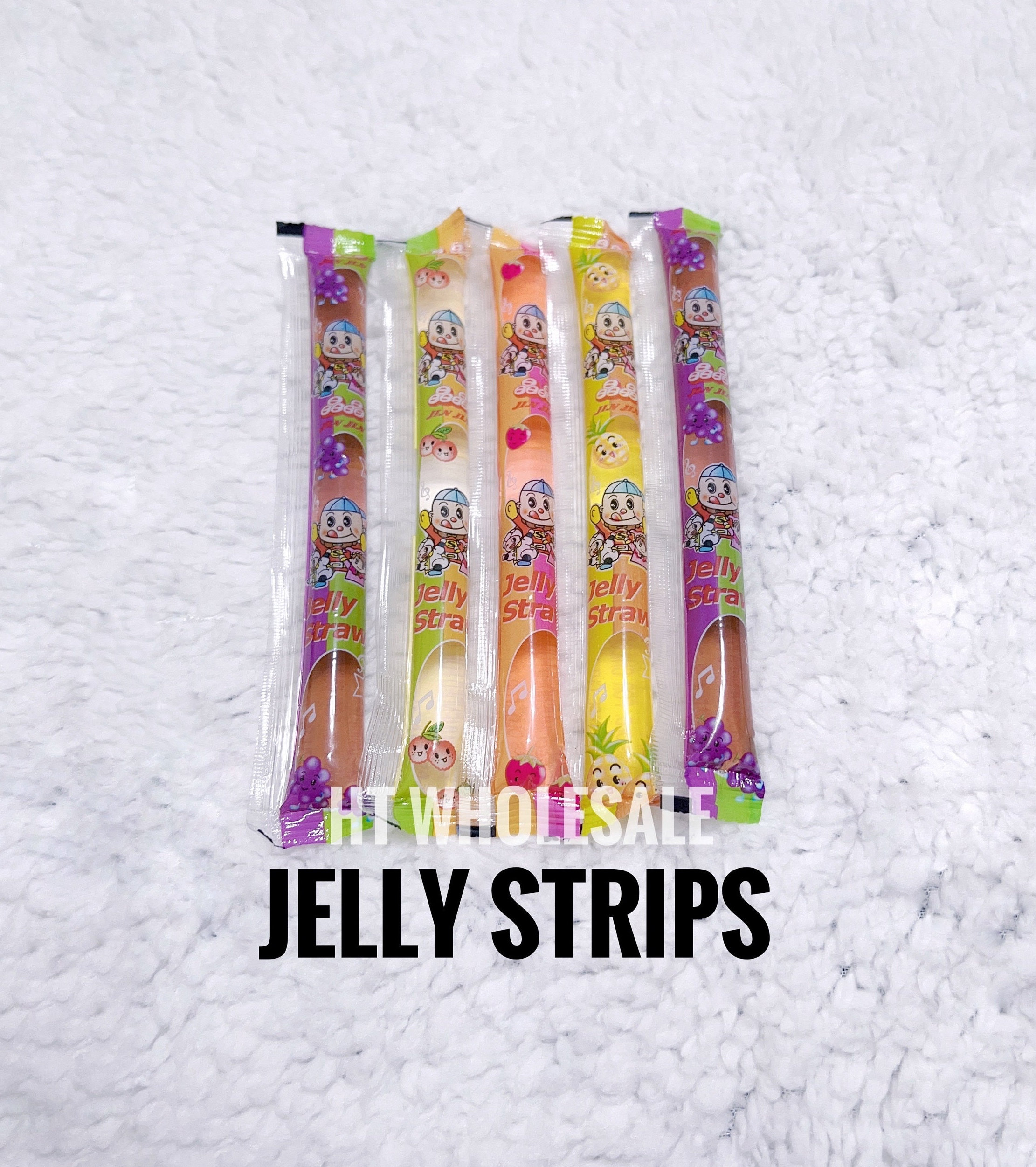 Asian Fruit Jelly Strips Asian Snack 20 G Jin Jin Jelly Strips 4 Flavors 