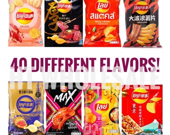 RARE Lay’s LIMITED EDITION Potato Chips | Exotic Asian Flavors | 40 Flavors | Asian Snacks