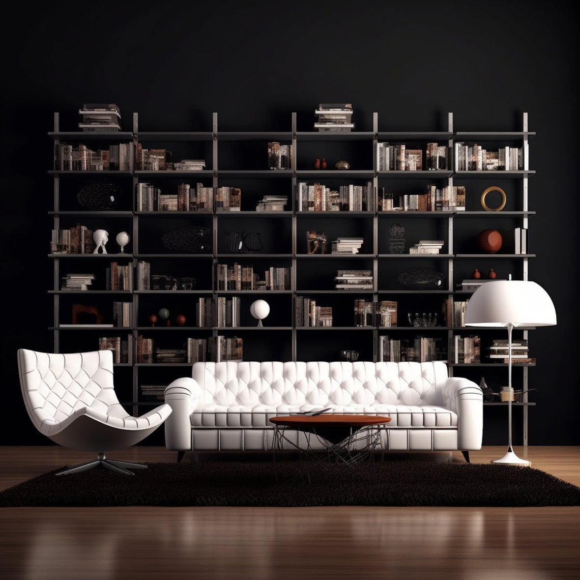 Modern Living Room Virtual Backgrounds 5 Pack Google Meet, Zoom, Skype, Etc. Etsy