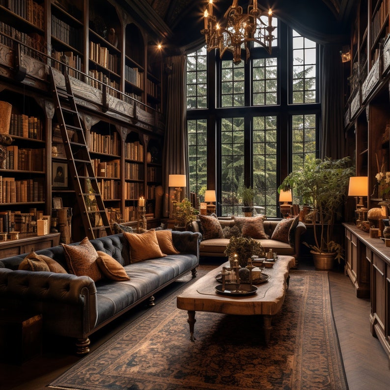Modern Nook Bookshelf Virtual Backgrounds Professional Virtual Modern ...