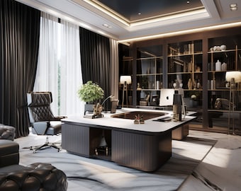 Luxury Office| 18 Pack| Zoom, Skype, WebEx, Google Meets, etc.