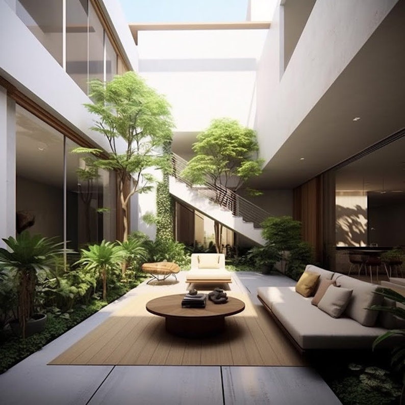 Modern Patio 12 Pack Virtual Backgrounds Zoom Google Meet Etsy