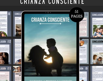 Crianza Consciente Ebook en Español / Guía y Curso Canva (PDF)