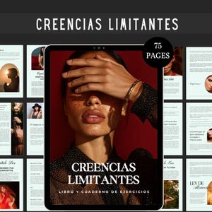Creencias Limitantes eBook en Español + Curso Canva | Desarrollo Personal, Coaching, Mentalidad Positiva, Superación y Bienestar.