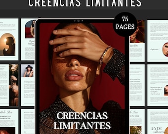 Creencias Limitantes eBook en Español + Curso Canva / Desarrollo Personal, Coaching, Mentalidad Positiva, Superación y Bienestar.
