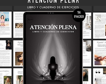 Ebook Atención Plena / Mindfulness en Español / Libro y Cuaderno de Ejercicios