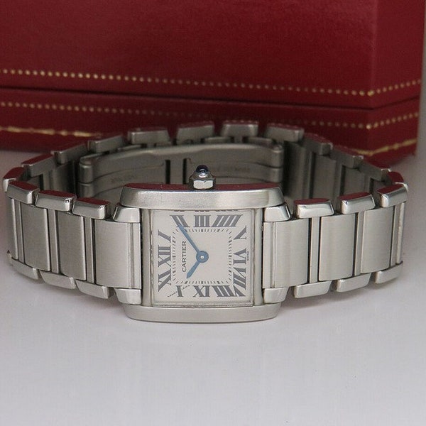 watch Cartier Tank Francaise Ref. 2300 PM Lady 20 mm in Steel