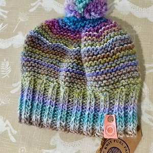 Adult knitted beanie