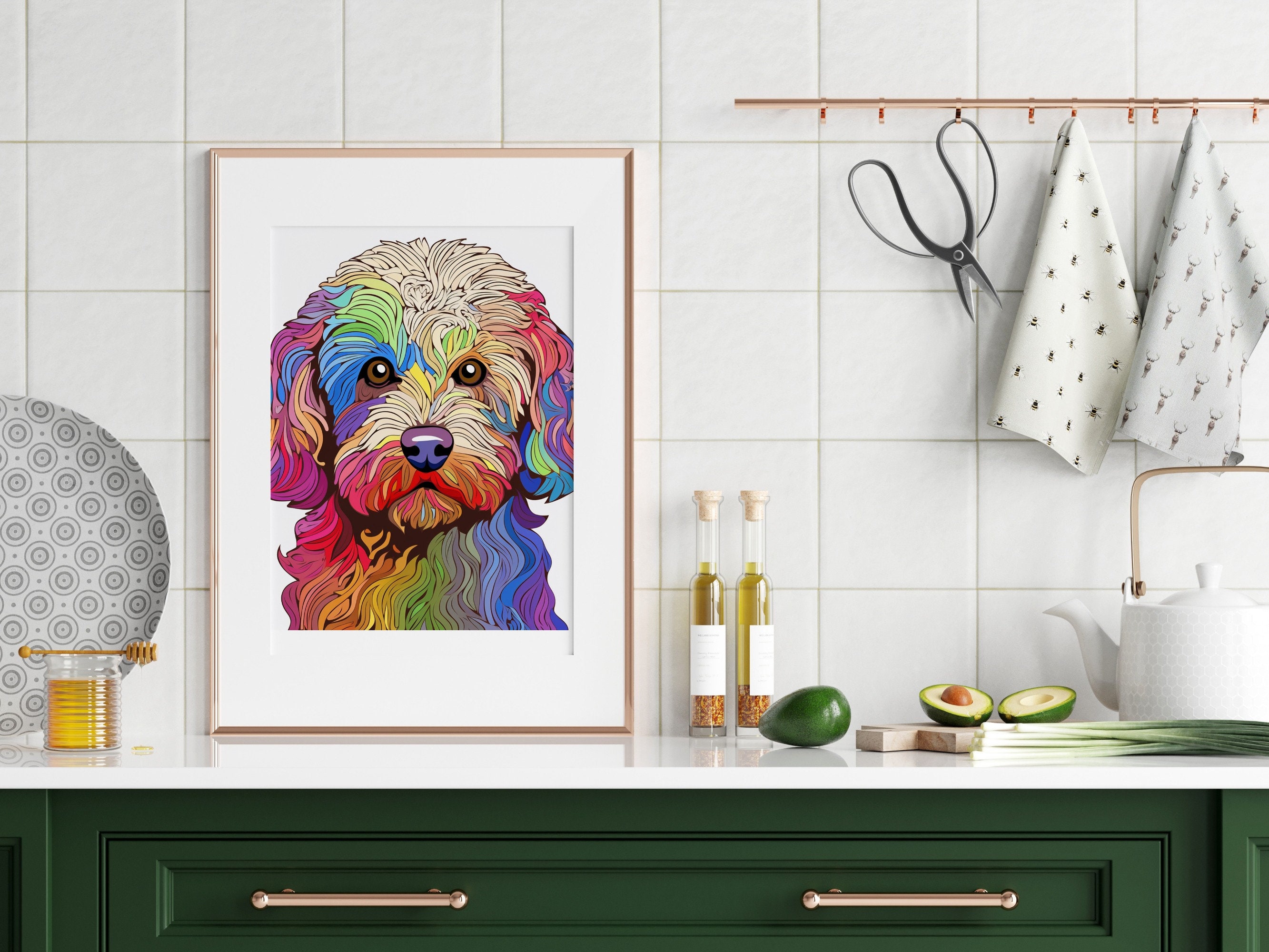 Digital Prints Cockapoo Dog Pet Poster Ideal Gift Immediate Delivery ...