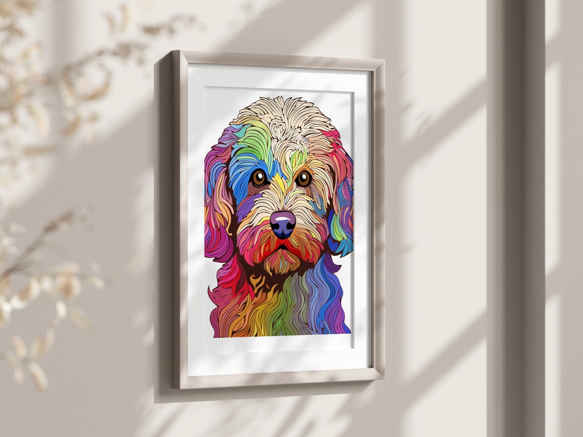 Digital Prints Cockapoo Dog Pet Poster Ideal Gift Immediate Delivery ...