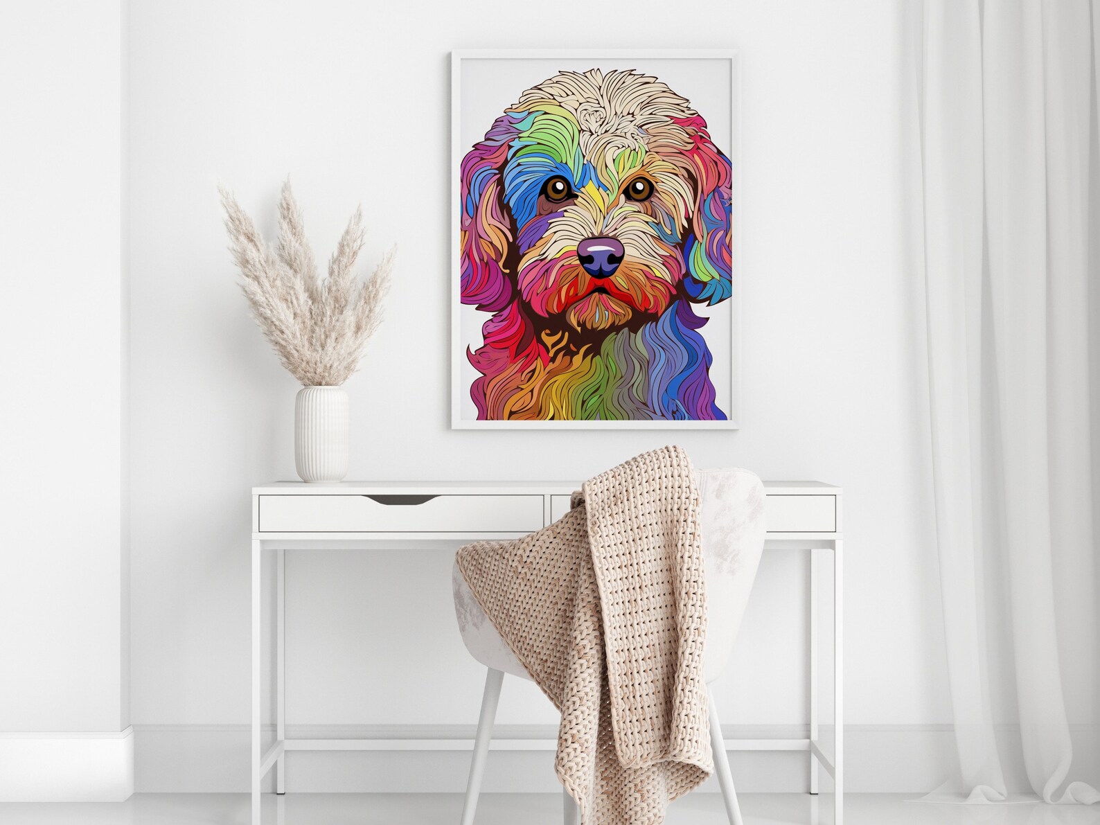 Digital Prints Cockapoo Dog Pet Poster Ideal Gift Immediate Delivery ...