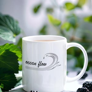 Ocean Flow Digital Logo - Hip-Hop Design for Merch