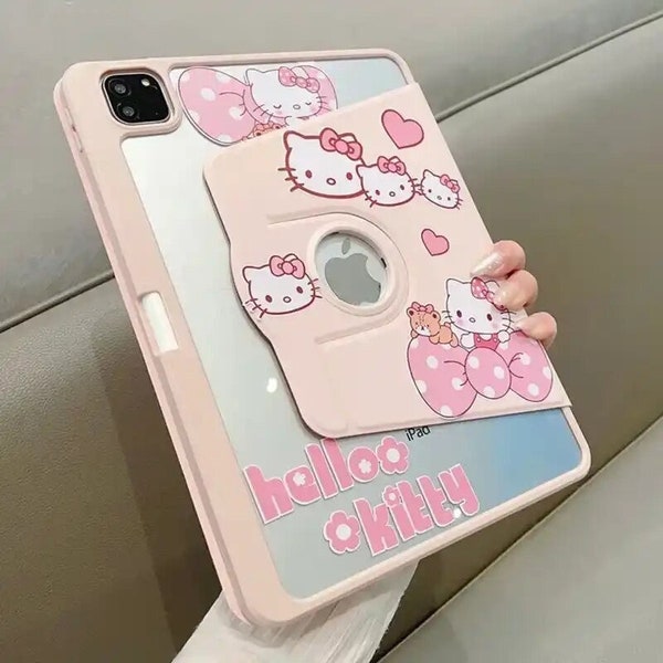 Kawaii Hello Kitty Ipad Case