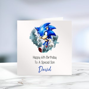 Birthday Card| For Him| For Her| Son| Daughter| Hedgehog| Personalised|