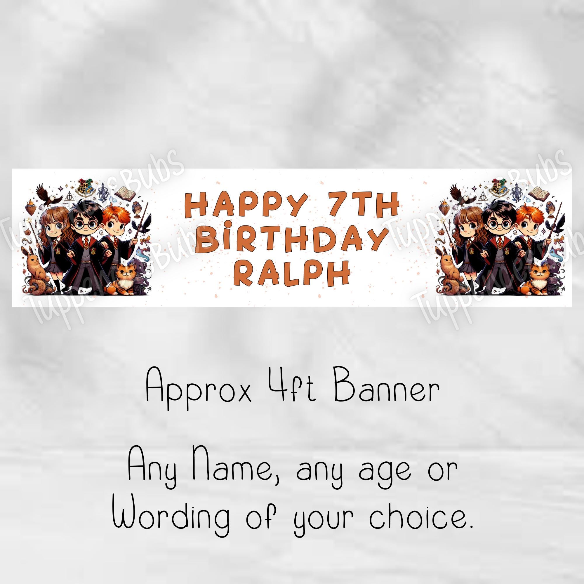 Harry Potter Birthday Banner - Party Store Harry Potter Birthday Banner - Party Store