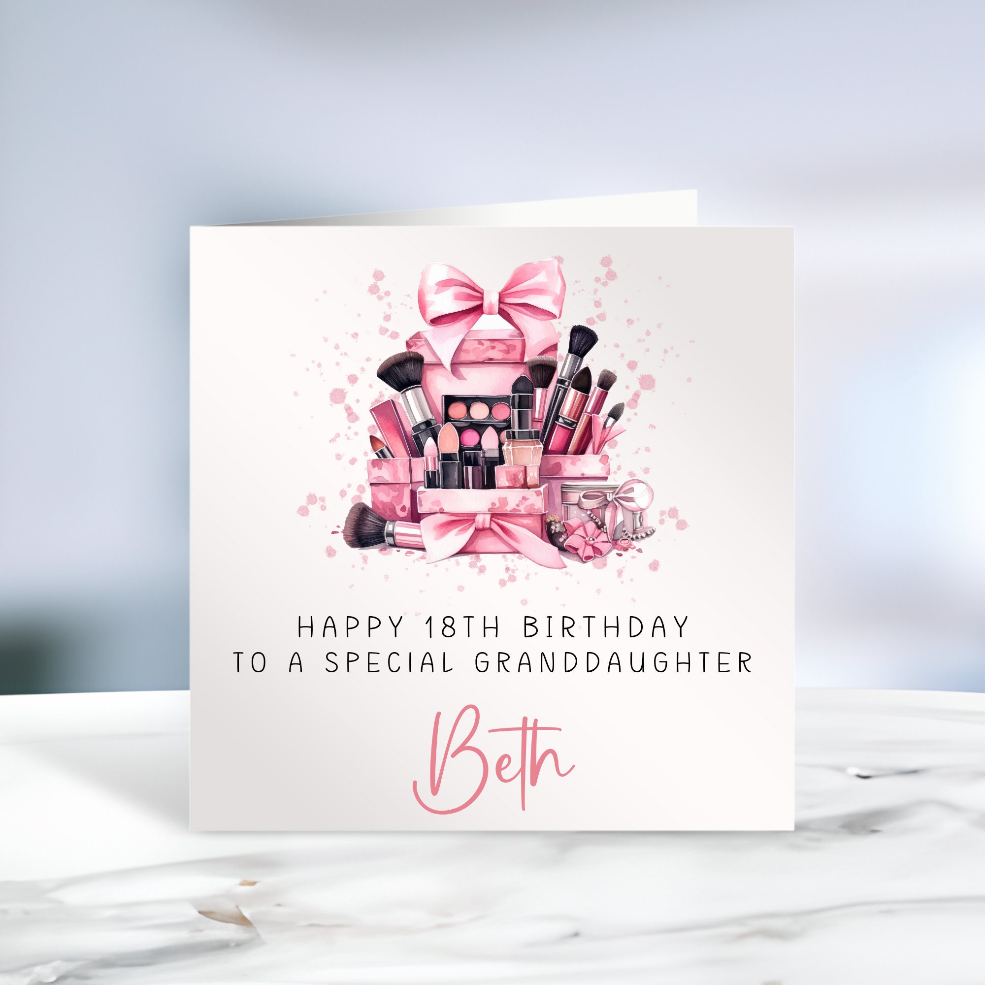 Make up Birthday Card UK