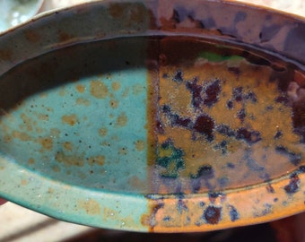Ceramic jewelry dish/plate handmade