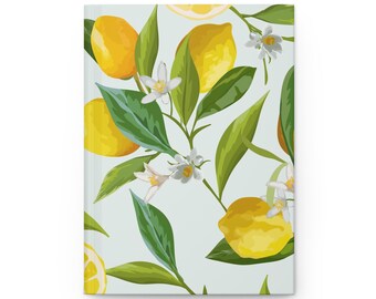 Amalfi Lemon Hardcover Journal Matte