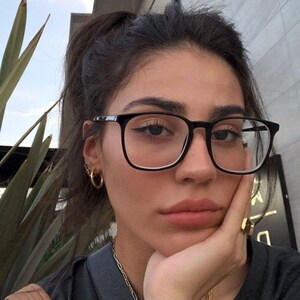 Thick Square Trendy Black Glasses Frame | Prescription Lenses | Blue Light Blocking Lenses | Gift