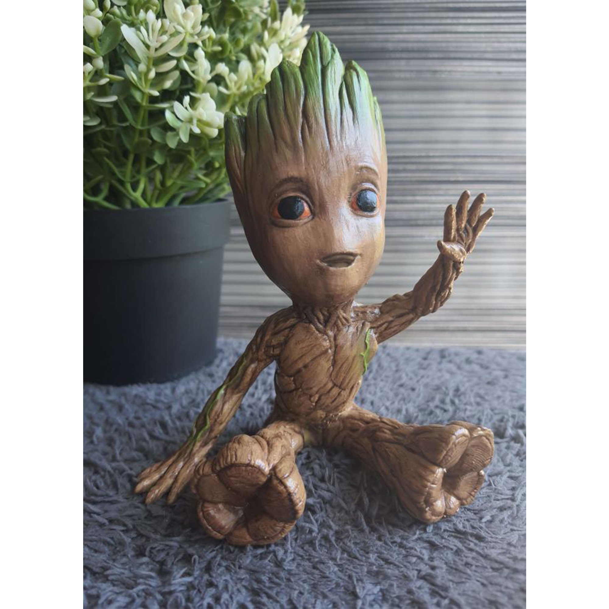 STL file Baby Groot Pot Christmas Spheres 👶・Model to download and 3D  print・Cults