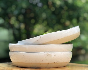 Keramik Bowl mit weißer Glasur