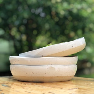 Keramik Bowl mit weißer Glasur Bild 1