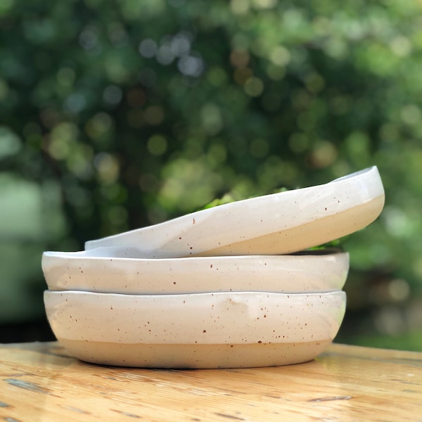 Keramik Bowl mit weißer Glasur