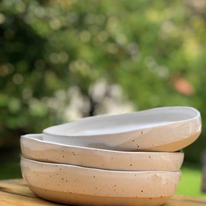 Keramik Bowl mit weißer Glasur Bild 4