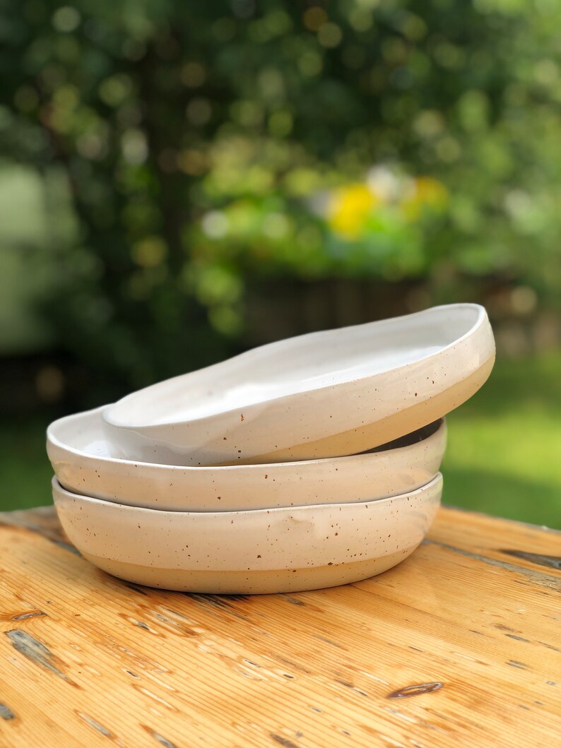 Keramik Bowl mit weißer Glasur Bild 3
