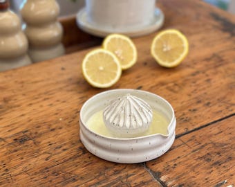 white lemon squeezer