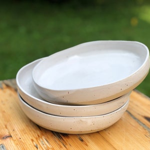 Keramik Bowl mit weißer Glasur Bild 5