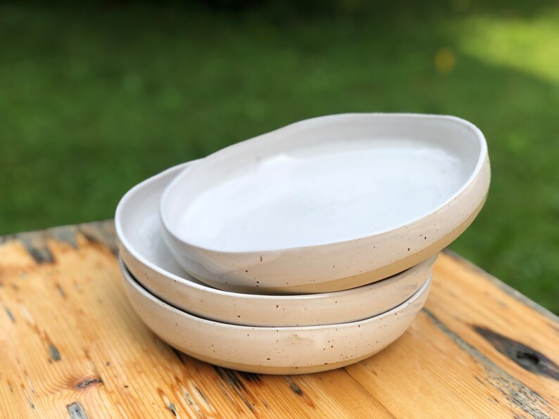 Keramik Bowl mit weißer Glasur Bild 5