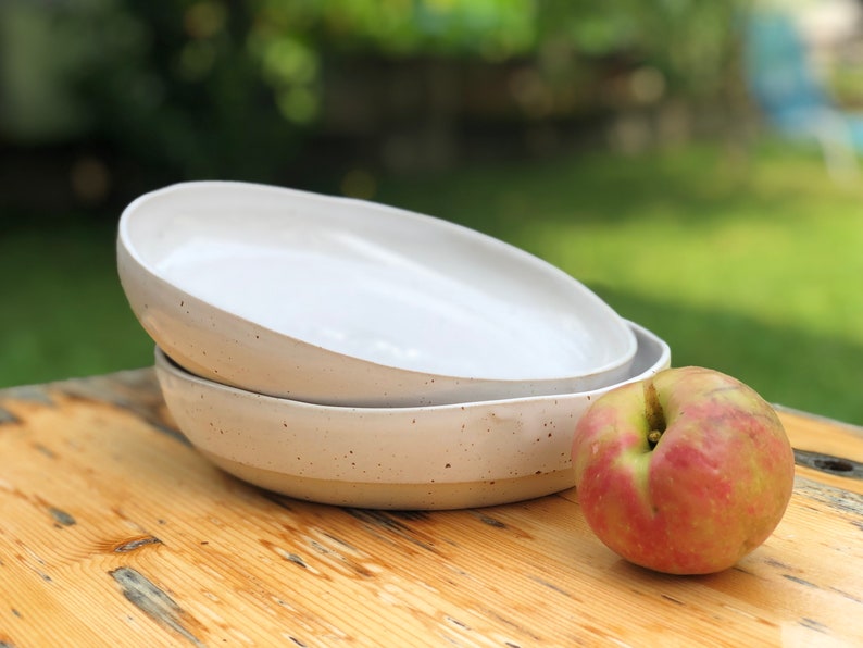 Keramik Bowl mit weißer Glasur Bild 2