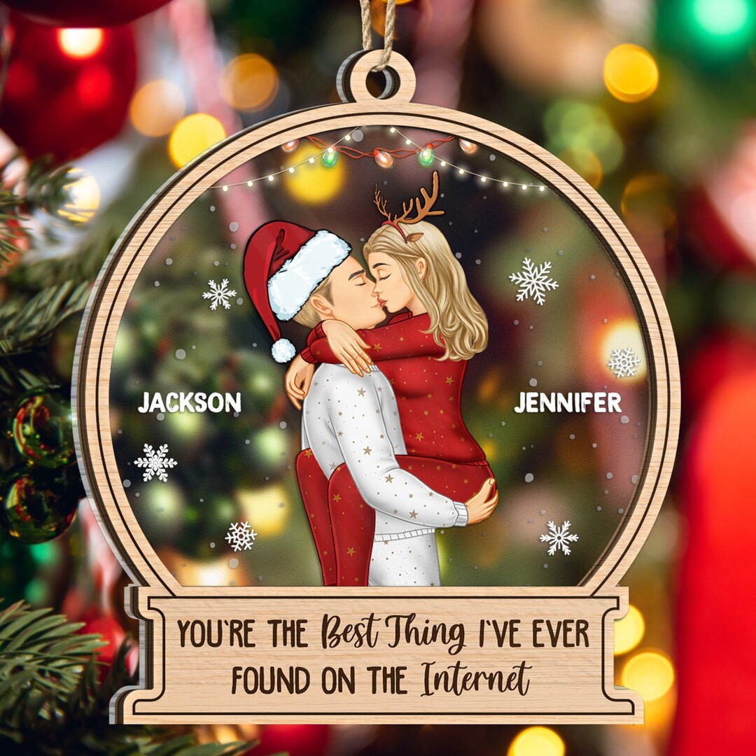 Personalized Couple Christmas Ornament You're the Best Etsy UK
