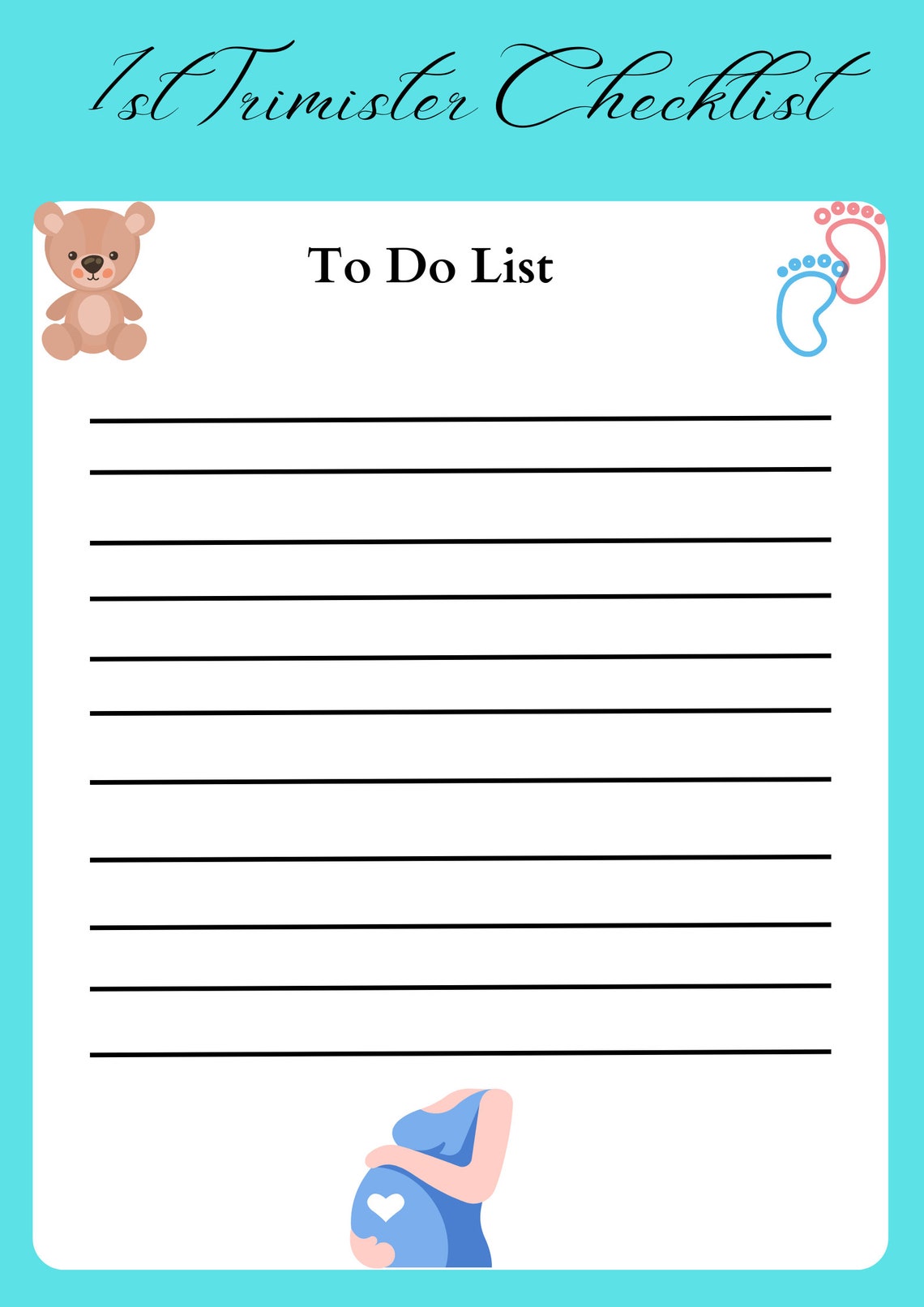 Printable Pregnancy Planner Pregnancy Planner Digital - Etsy