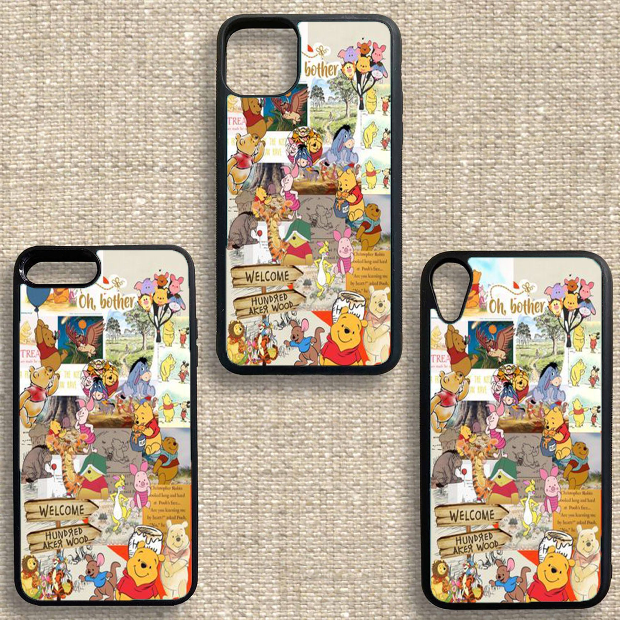 Disney Winnie the Pooh Phone Case Minimal Winnie the Pooh Etsy