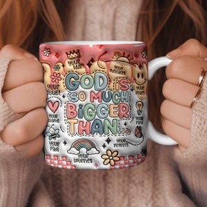 Christian Coffee Mug for Men Women, Jesus Is The Reason Bible Verse Mug Inspirational Quote Gifts for Friend Son Scripture Mug, Religious Mug Faith