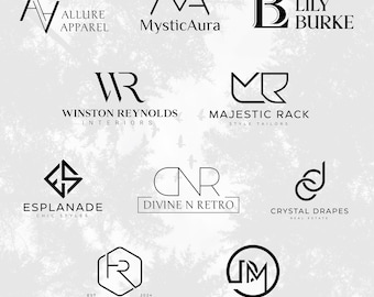Custom Logo Design For Business | Minimalist Logo | Professional Logo Maker For Business Branding Kit | Modern Beauty Photography Logo