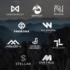 Je créerai un logo professionnel pour votre entreprise | Logo initial | Logo minimaliste | Logo de cils | Logo de mariage | Logo de photographie