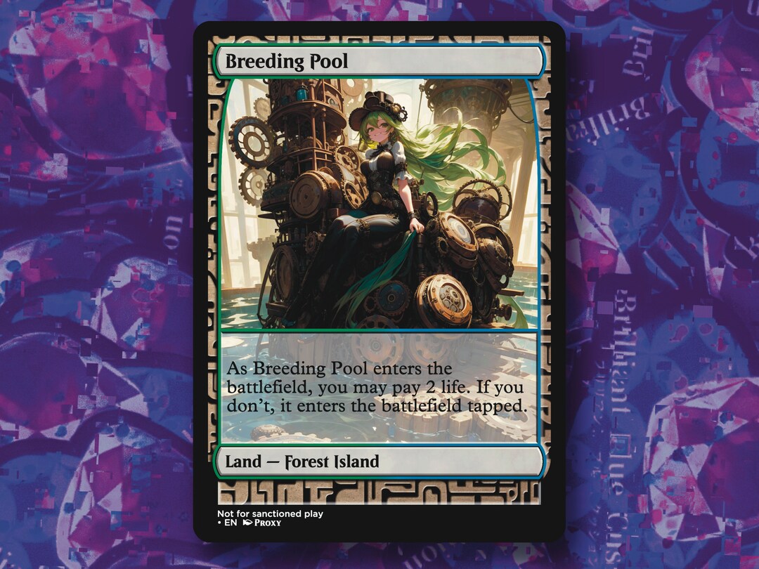 Breeding Pool Shock Land PROXY - Etsy